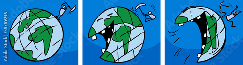 laughing earth planet comic story