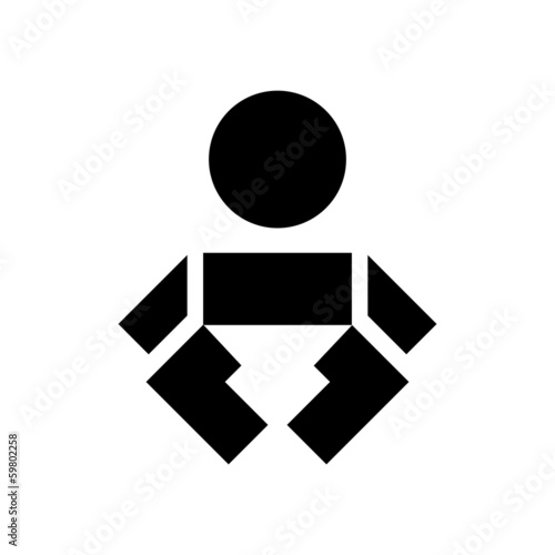 Türschild Wickelraum