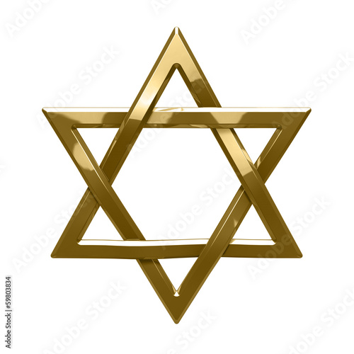 Judaism religious symbol - star of david