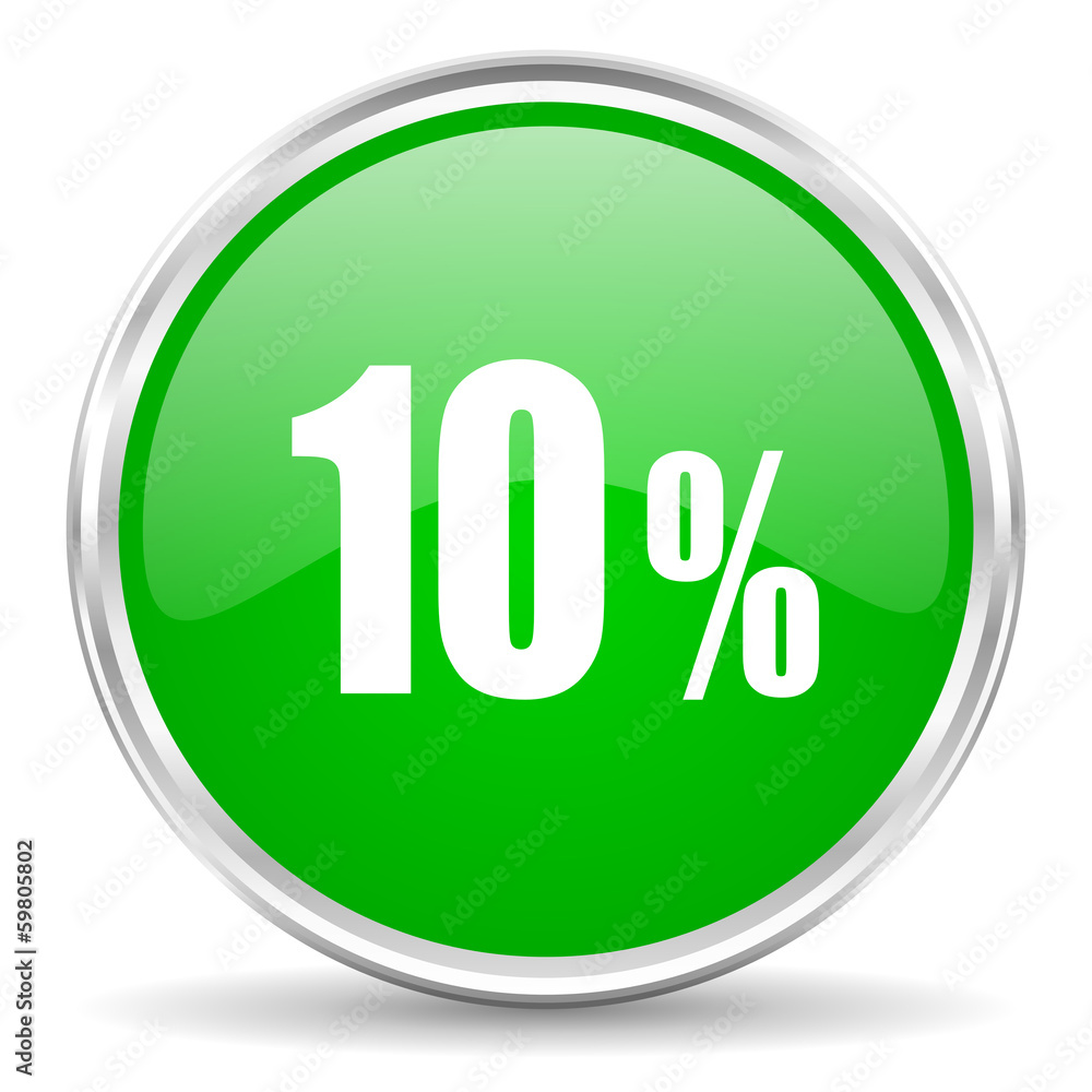 10 percent icon 10 percent icon
