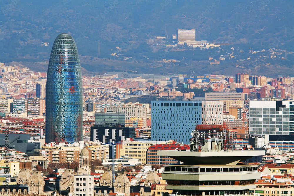 Fototapeta premium Barcelona cityscape