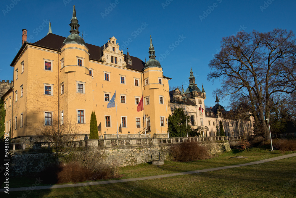 Kliczkow castle in Poland.