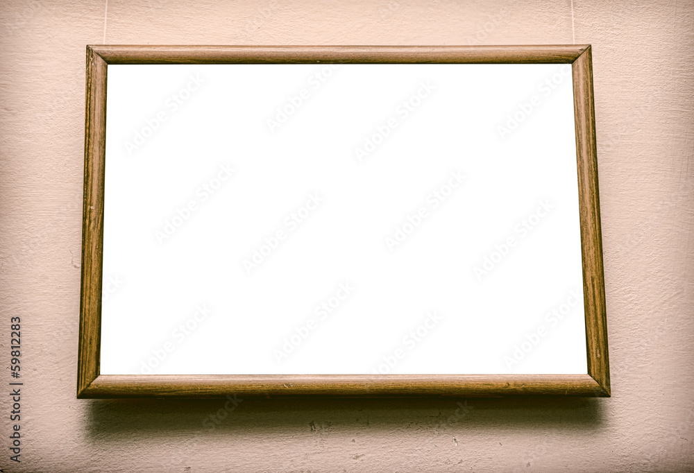 Fototapeta premium Frame on the wall