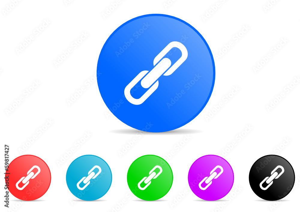 link icon vector set