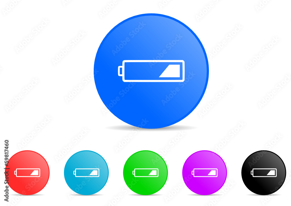 battery icon vector set battery icon vector set