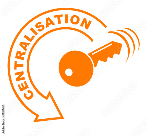 centralisation flèche orange