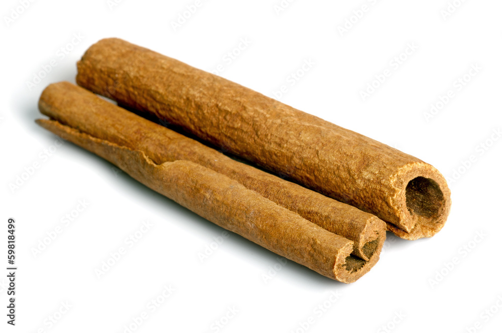 cinnamon isolated on white background cinnamon isolated on white background
