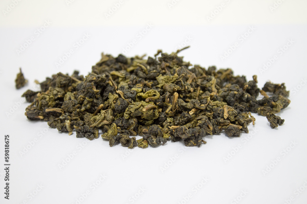 dry tea, isolated on white dry tea, isolated on white