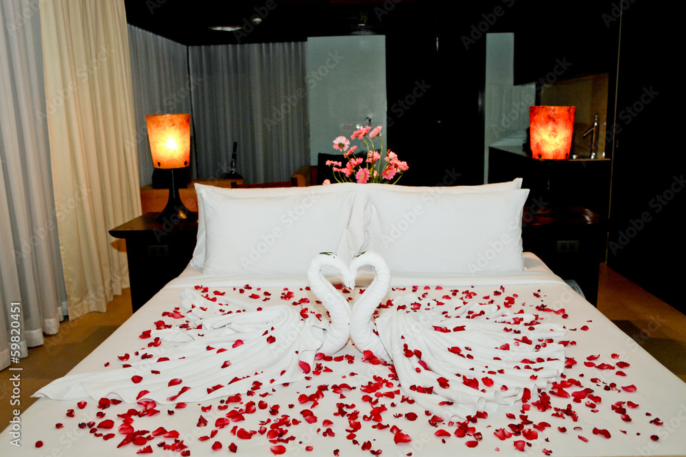 Honeymoon set-up.