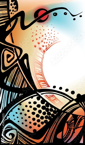 Vector decorative ethnic ornament