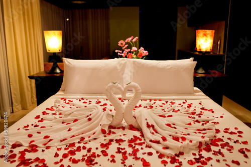 Honeymoon set-up.