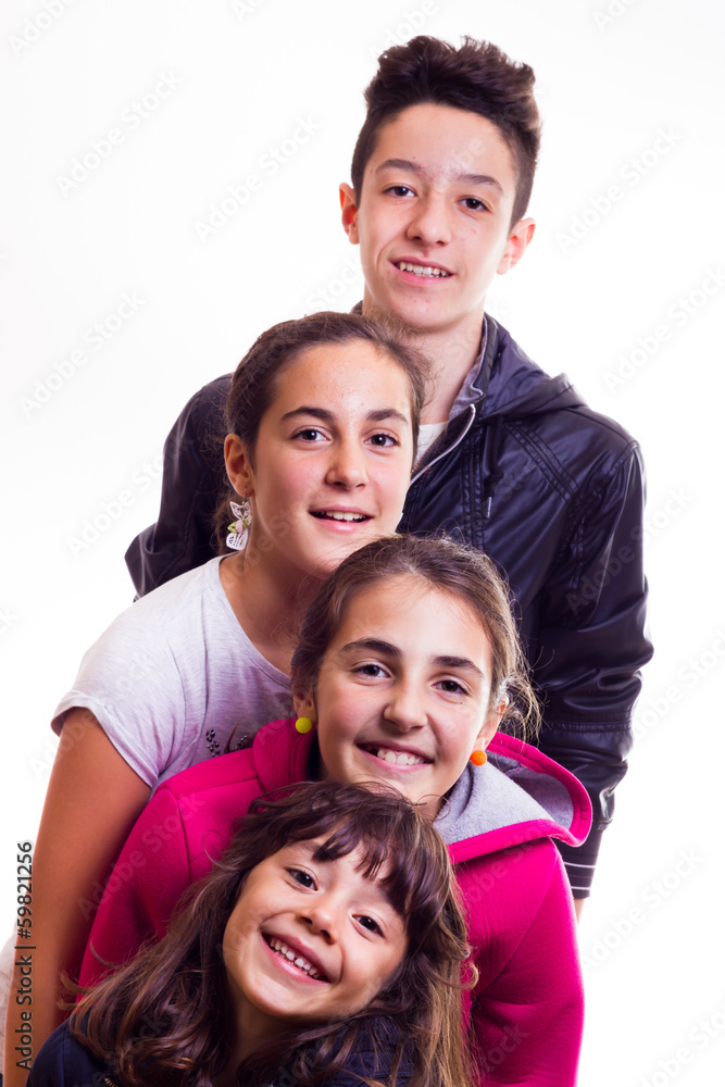 Happy group of kids Happy group of kids