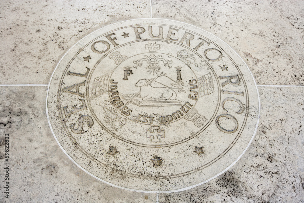 Seal of Puerto Rico in Fort Bonifacio, Manila, Philippines