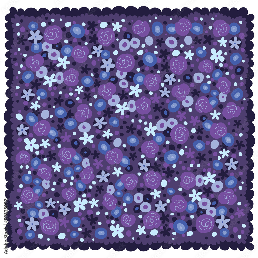 Violet blue flowers background Violet blue flowers background