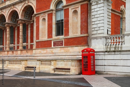 London, UK - Victoria and Albert Museum building