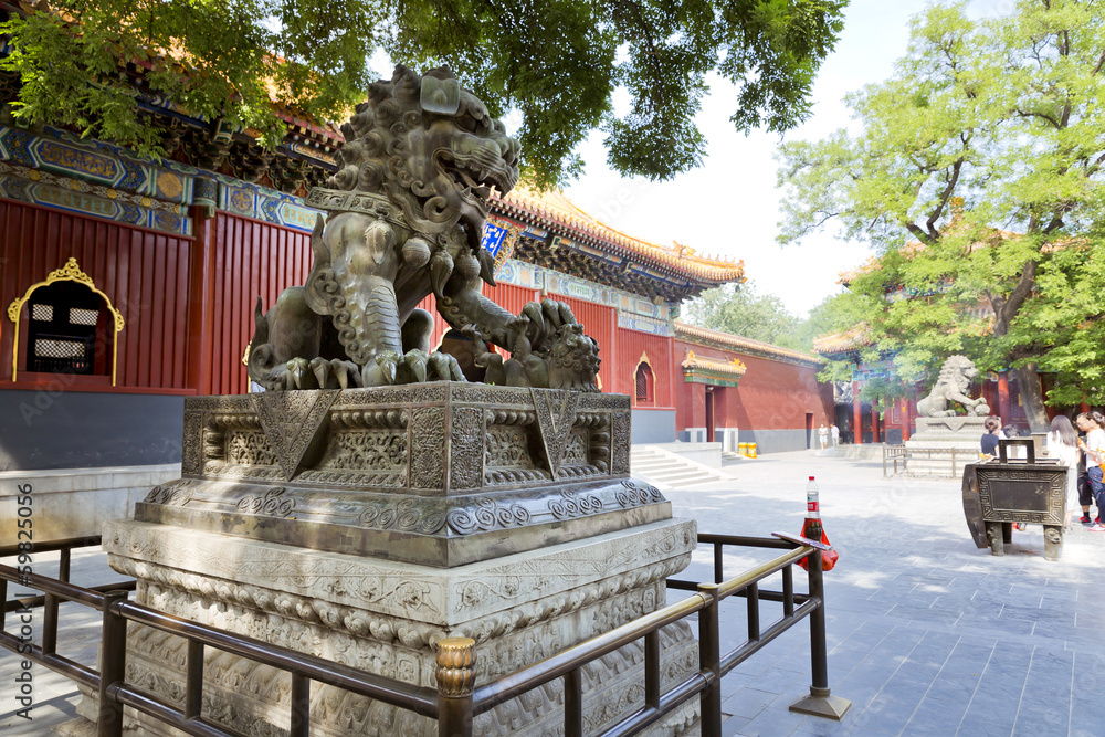 Obraz premium Beijing, Lama temple