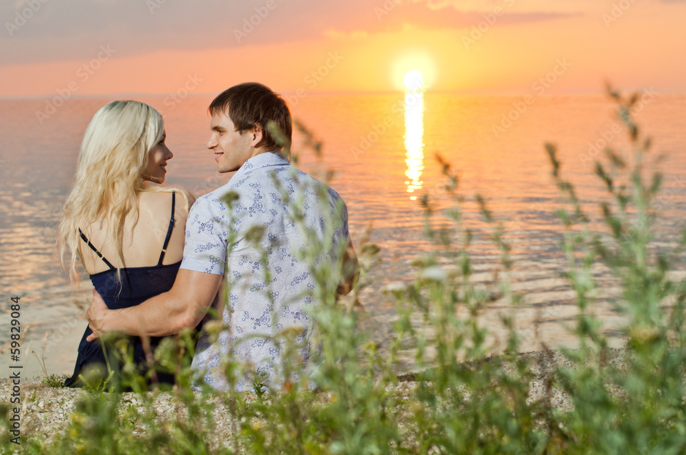 Fototapeta premium happy couple