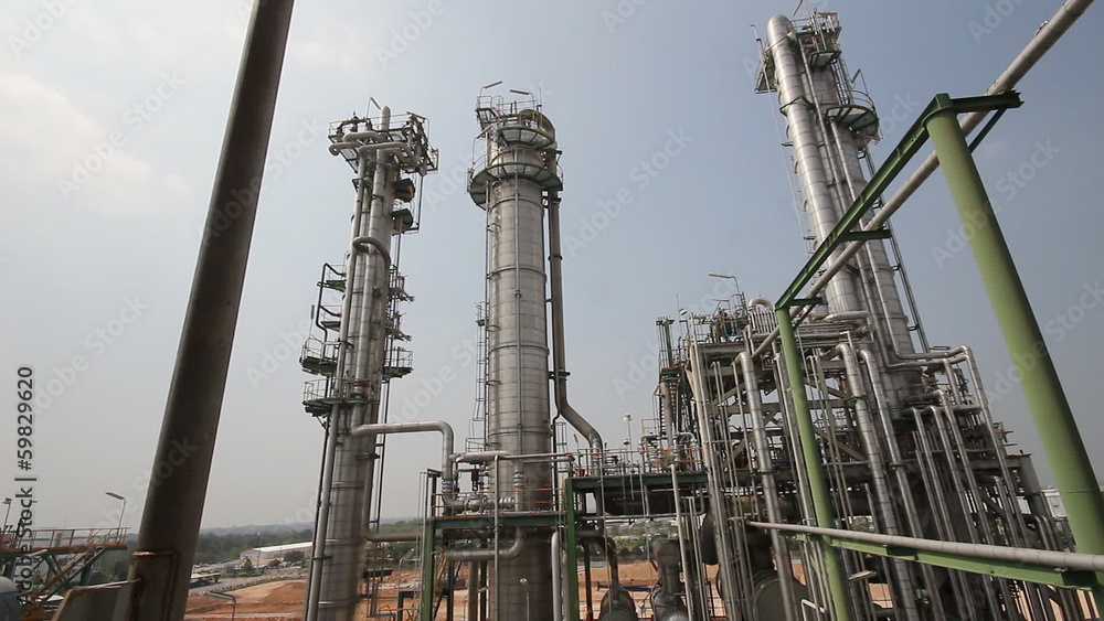 Industrial refinery plant Industrial refinery plant
