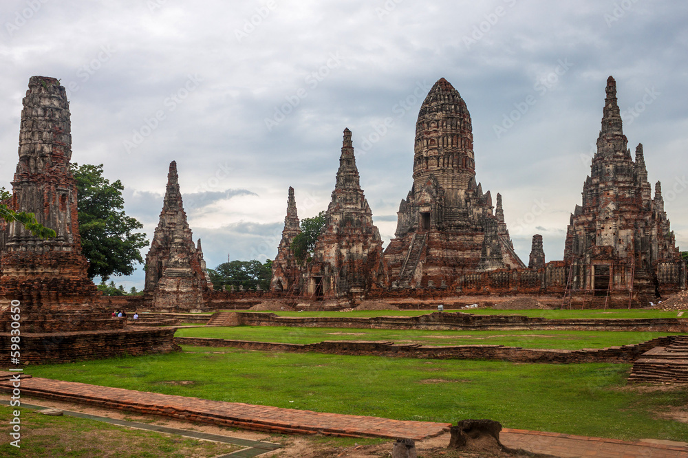 Wat Chaiwatthanaram temple in Ayutthaya, Thailand Wat Chaiwatthanaram temple in Ayutthaya, Thailand