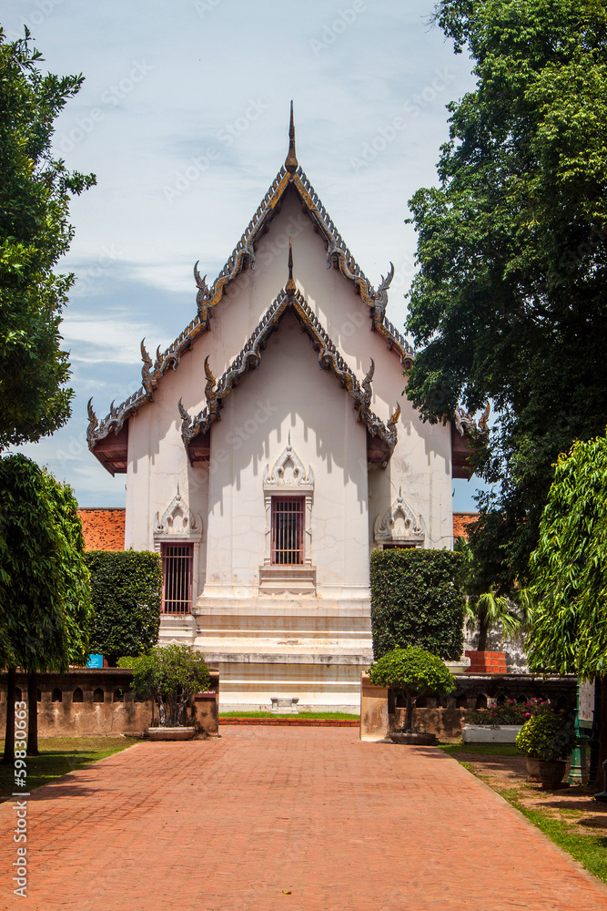 Building in Phra Narai Ratchaniwet complex, Lopburi, Thailand
