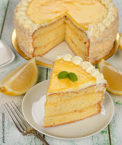 lemon cake photo