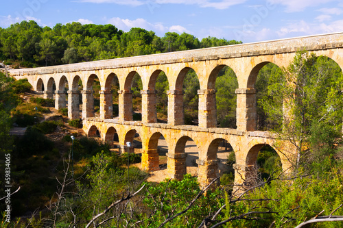 Aqueduct de les Ferreres in Tarragona