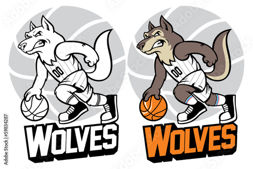 wolf basketball mascot