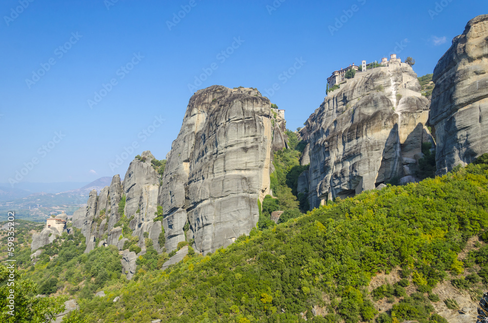 Meteora mountain rocks,Greece. UNESCO