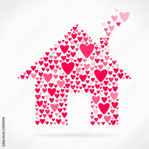 Valentine day love declaration home