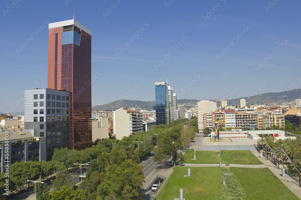 Panoramic of Barcelona