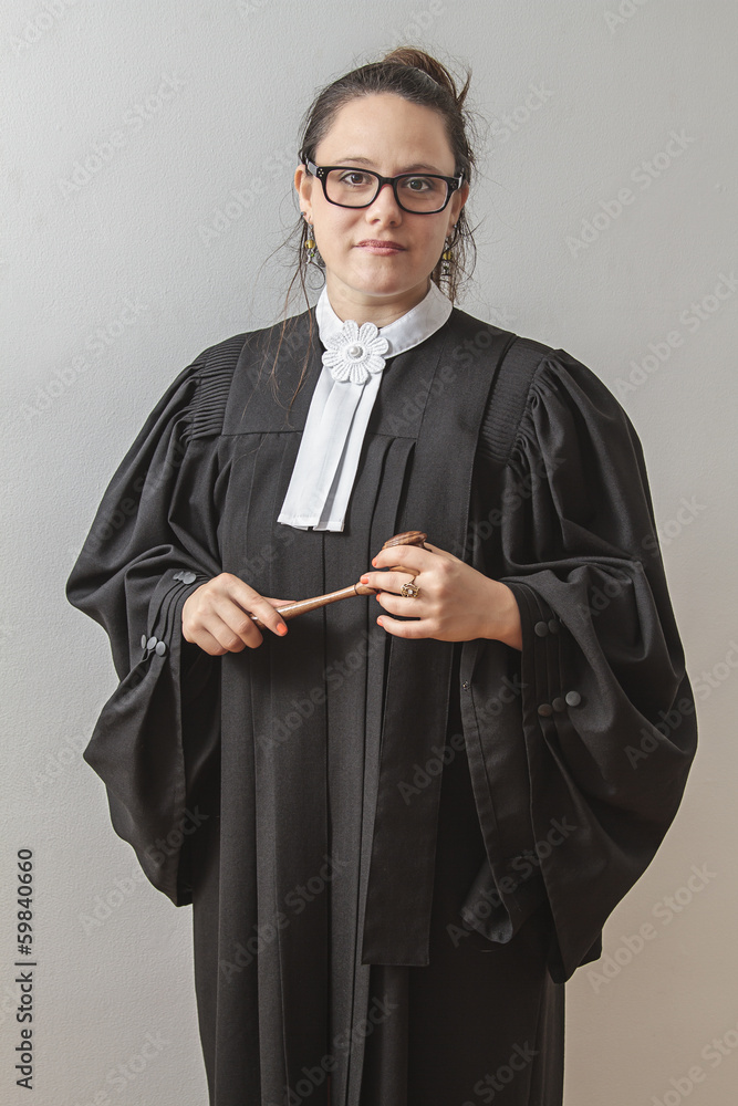 Gavel in hand Gavel in hand