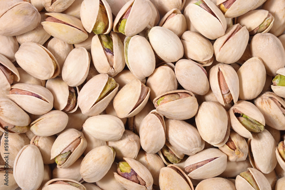 Pistachios as background texture Pistachios as background texture