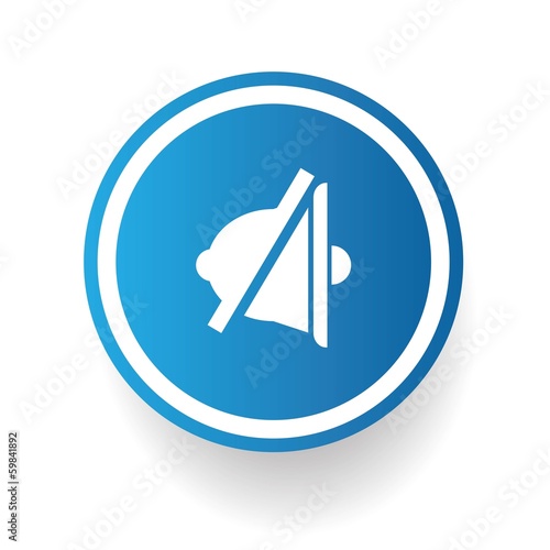 No bell symbol,vector photo