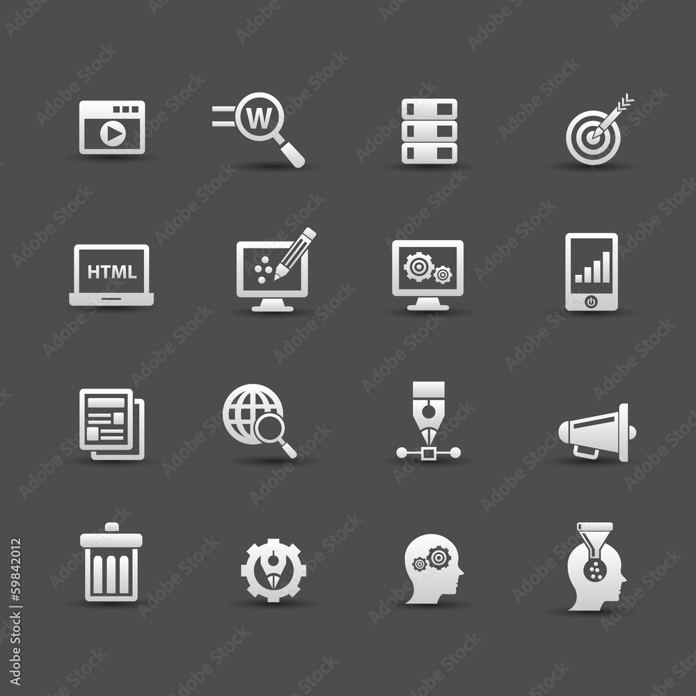 Web media, Seo icons,vector Web media, Seo icons,vector