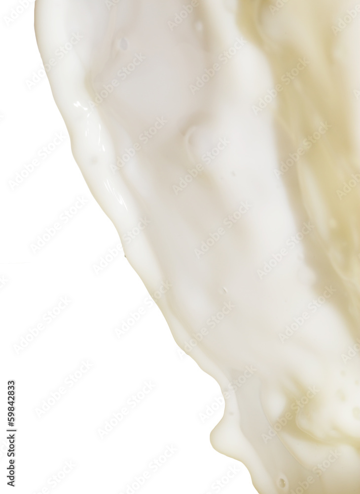 milk on a white background milk on a white background