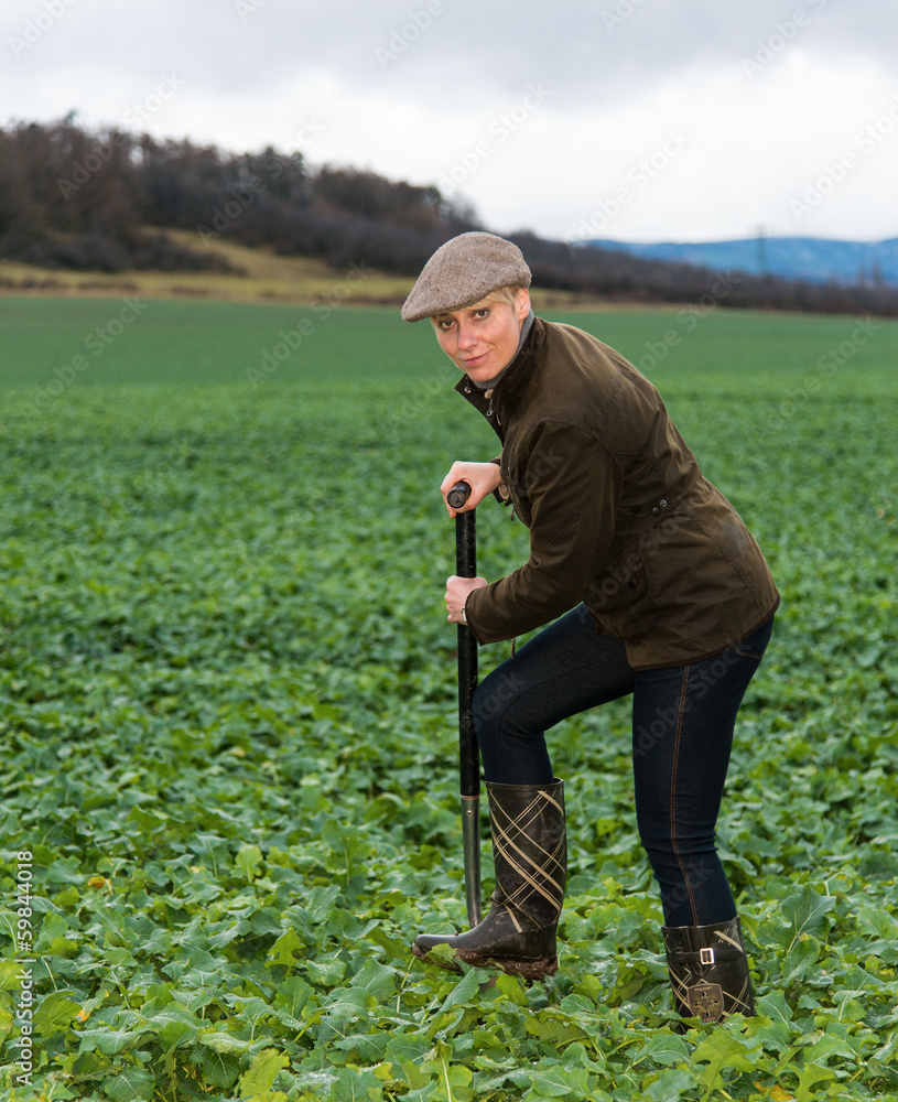 Fototapeta premium Spatenstich