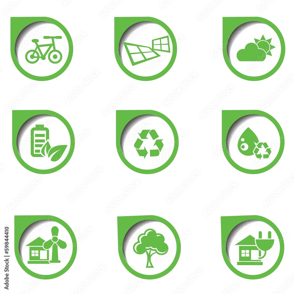 Ecology icon,on white background,vector Ecology icon,on white background,vector