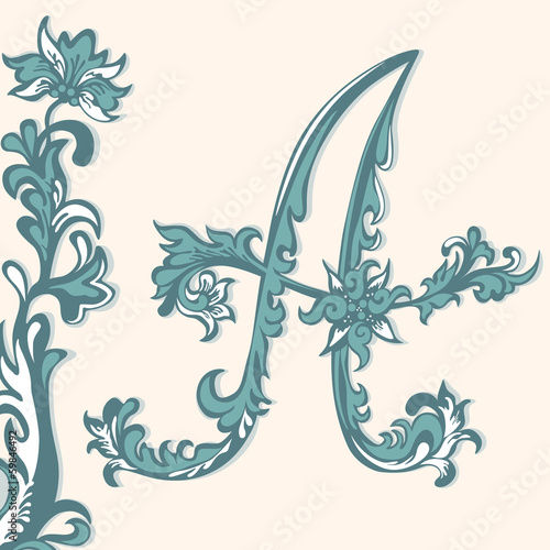Initial letter A