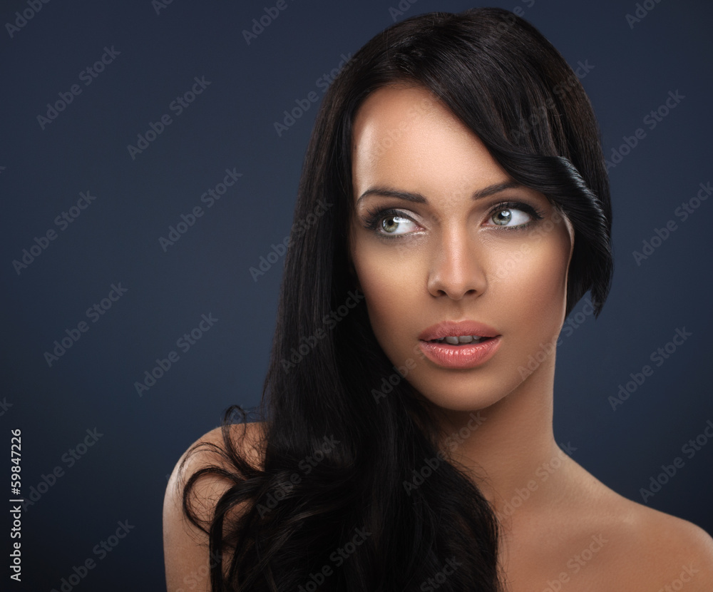Fototapeta premium Beautiful young woman portrait