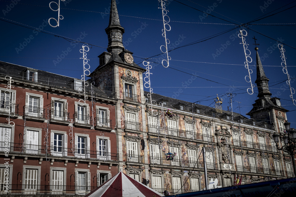 Plaza Mayor, Image of the city of Madrid, its characteristic arc