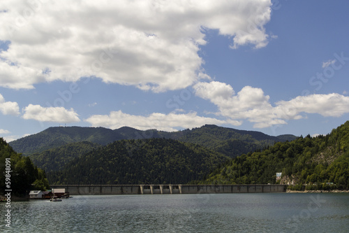 Wallpaper Mural Mountain lake Torontodigital.ca