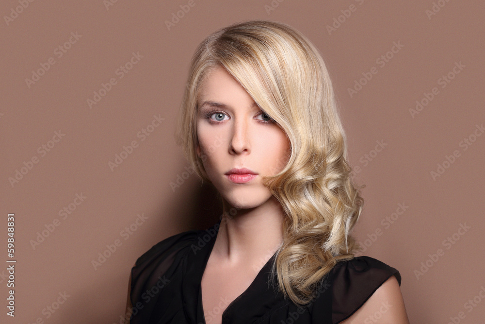 Fototapeta premium lockige haare