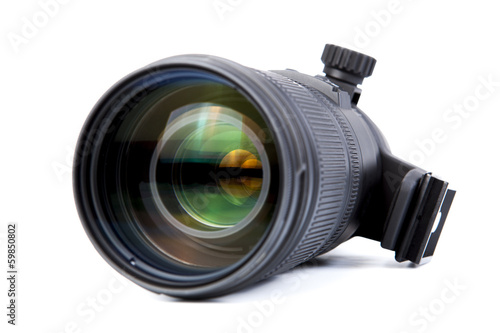 Cuadro en lienzo Camera lens close-up