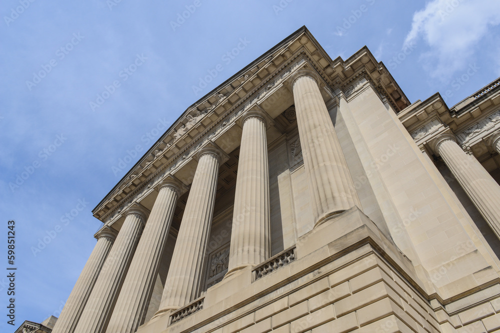 Pillars or Columns Blue Sky