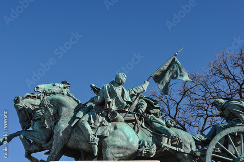 Civil War Statue in Washington DC © bbourdages