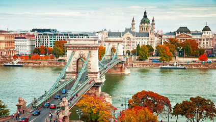 Acrylglasbilder Budapest Goldener Herbst in Budapest  © Horváth Botond