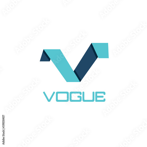 Vogue Letter V Logo