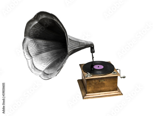 Old gramophone