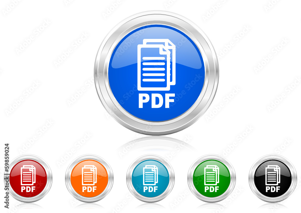pdf icon vector set pdf icon vector set