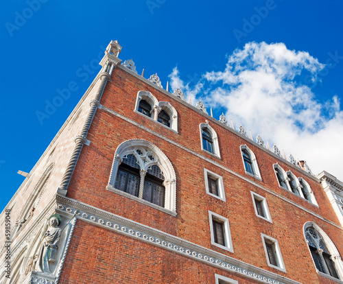 Palace and clouds photo